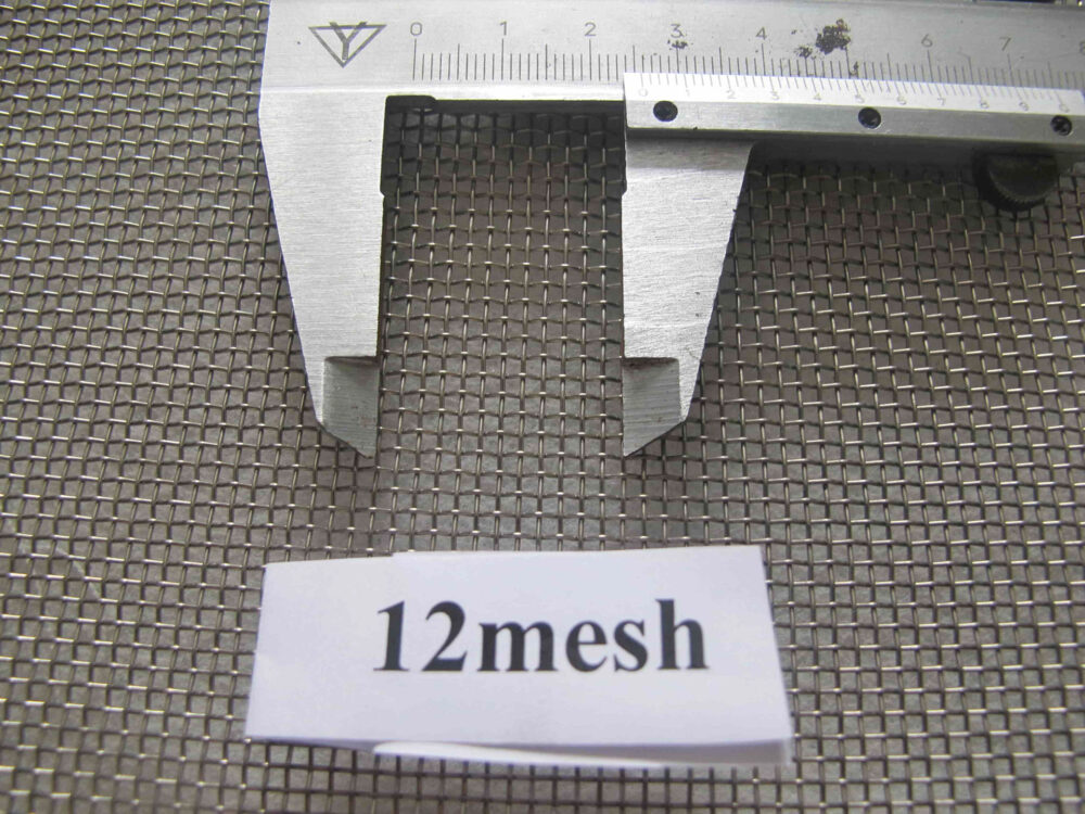 lưới inox 12 mesh